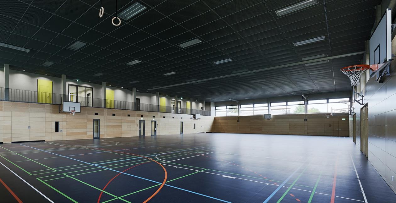 Neubau einer Zweifach Sporthalle in Essenbach, Feigel-Huber-Dumps Architekten